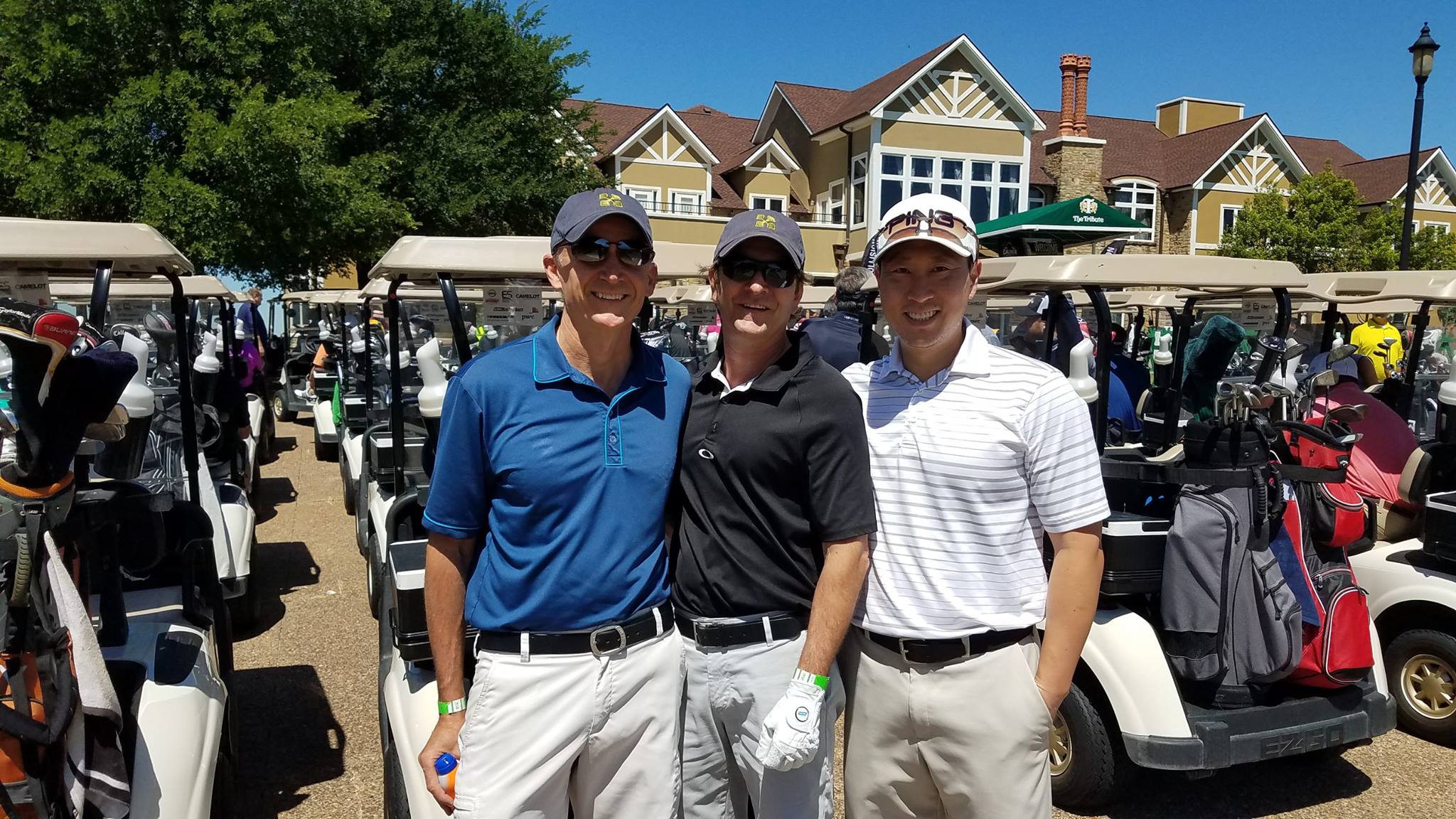 Johnson and Sekin represent at golf tournament