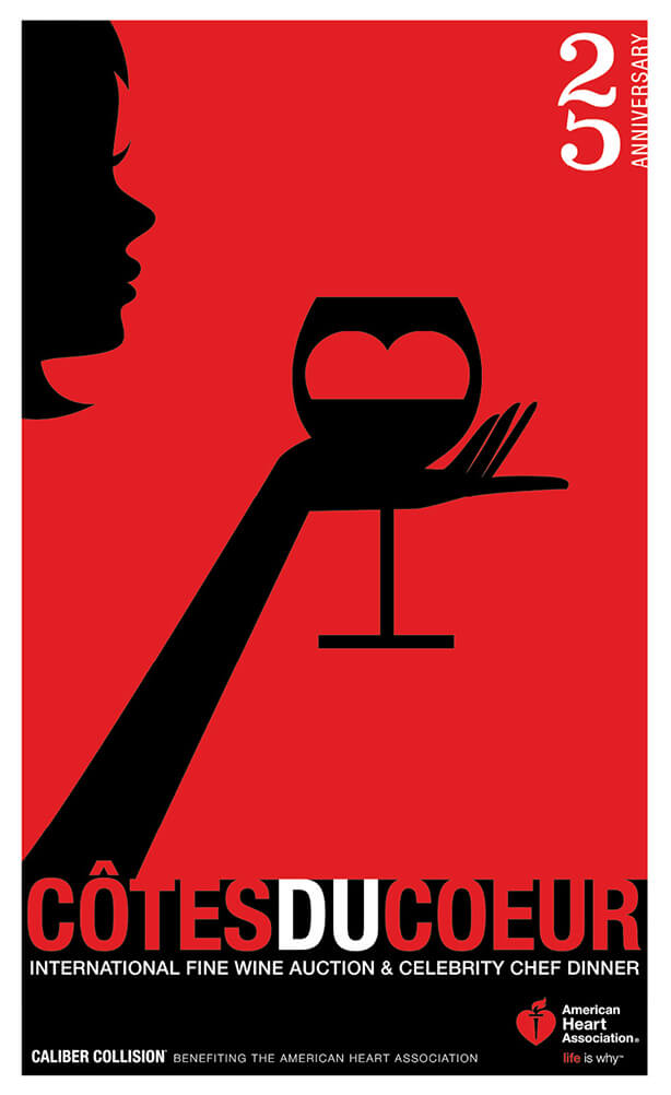 American Heart Association - Cotes du Coeur poster