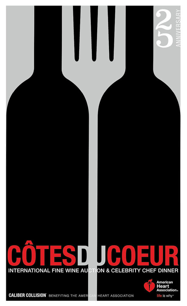 American Heart Association - Cotes du Coeur poster