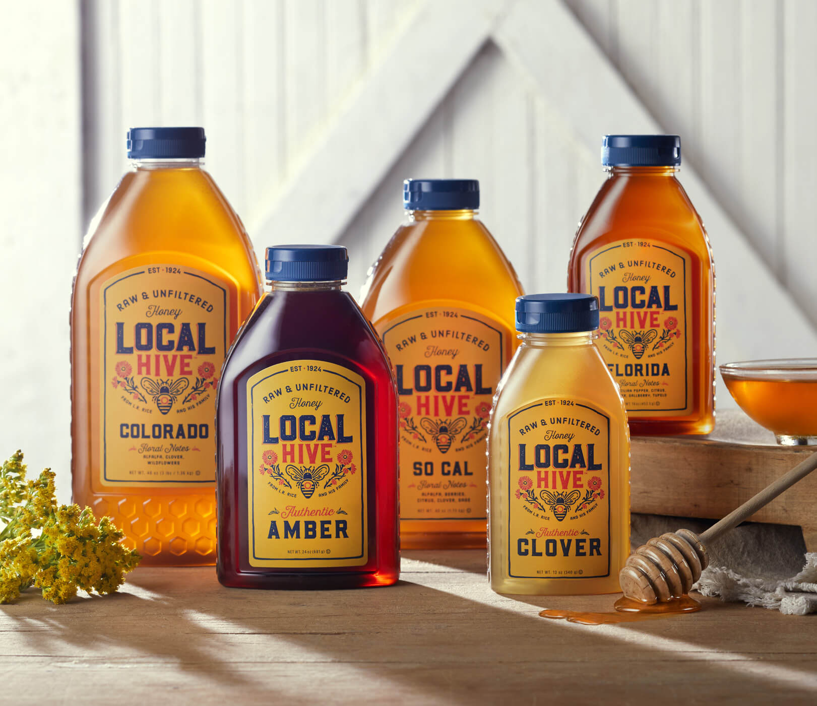 Local Hive bottles