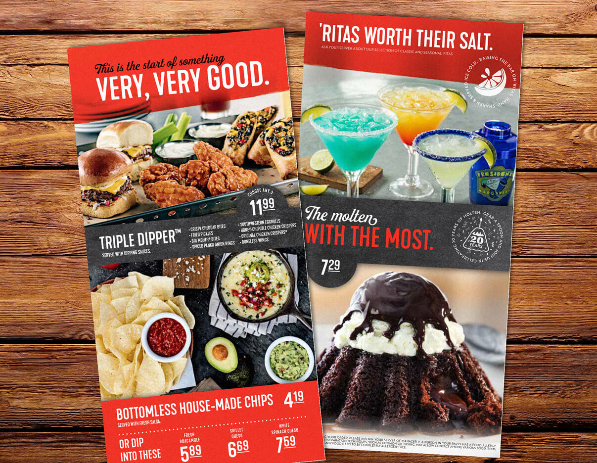 Chili's feature cards