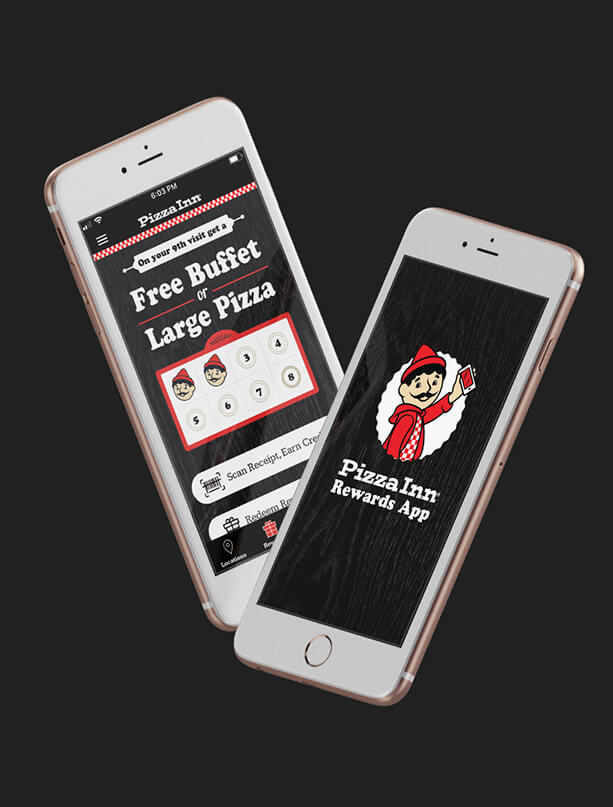 Pizza Inn rewards mobile