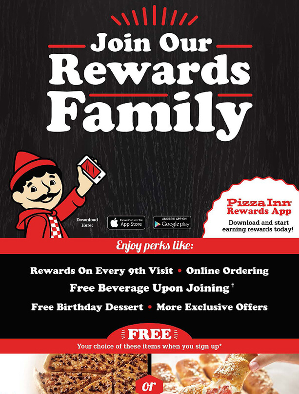 Pizza Inn rewards