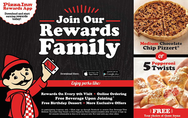 Pizza Inn rewards