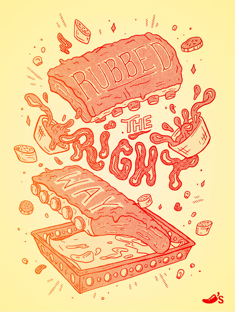 Chili's ribs poster