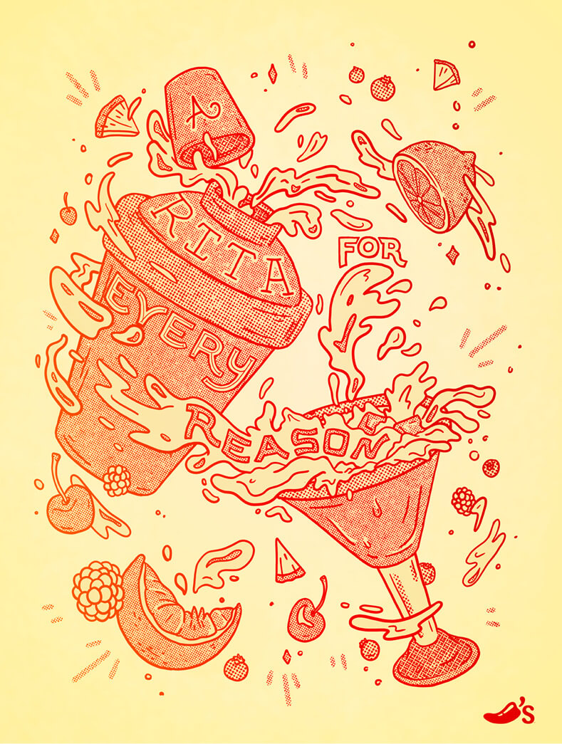Chili's margarita poster