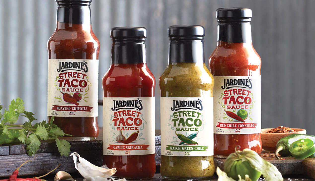 Jardine's Street Taco Sauce bottles