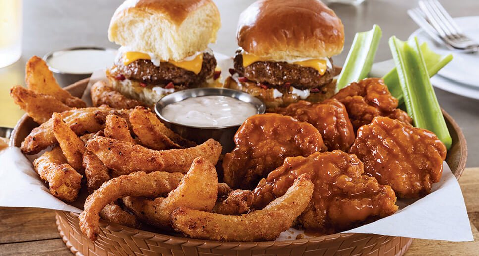 Chili's Triple Dipper Bites petals boneless