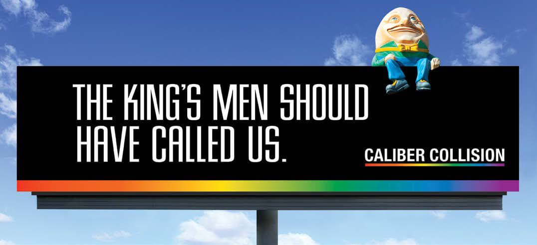 Caliber Collision billboard