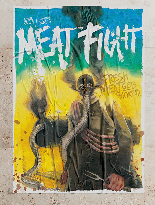 meat fight poster 2