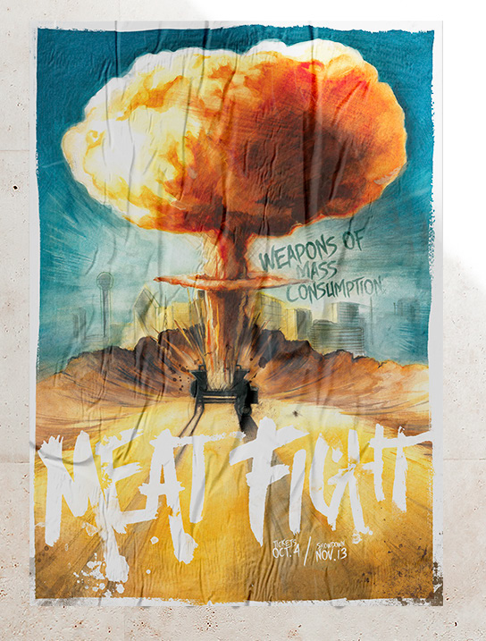 meat fight poster 1