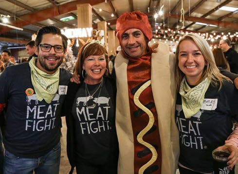 Meat Fight attendees